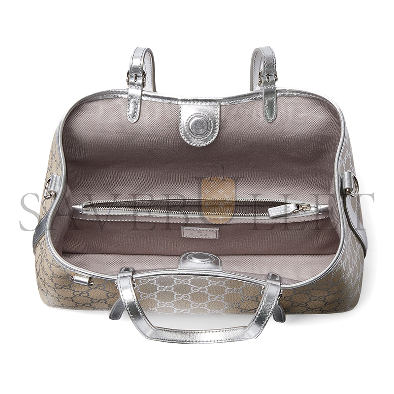 GUCCI GG EMBLEM MEDIUM TOTE BAG 815214 (30*18*11cm)